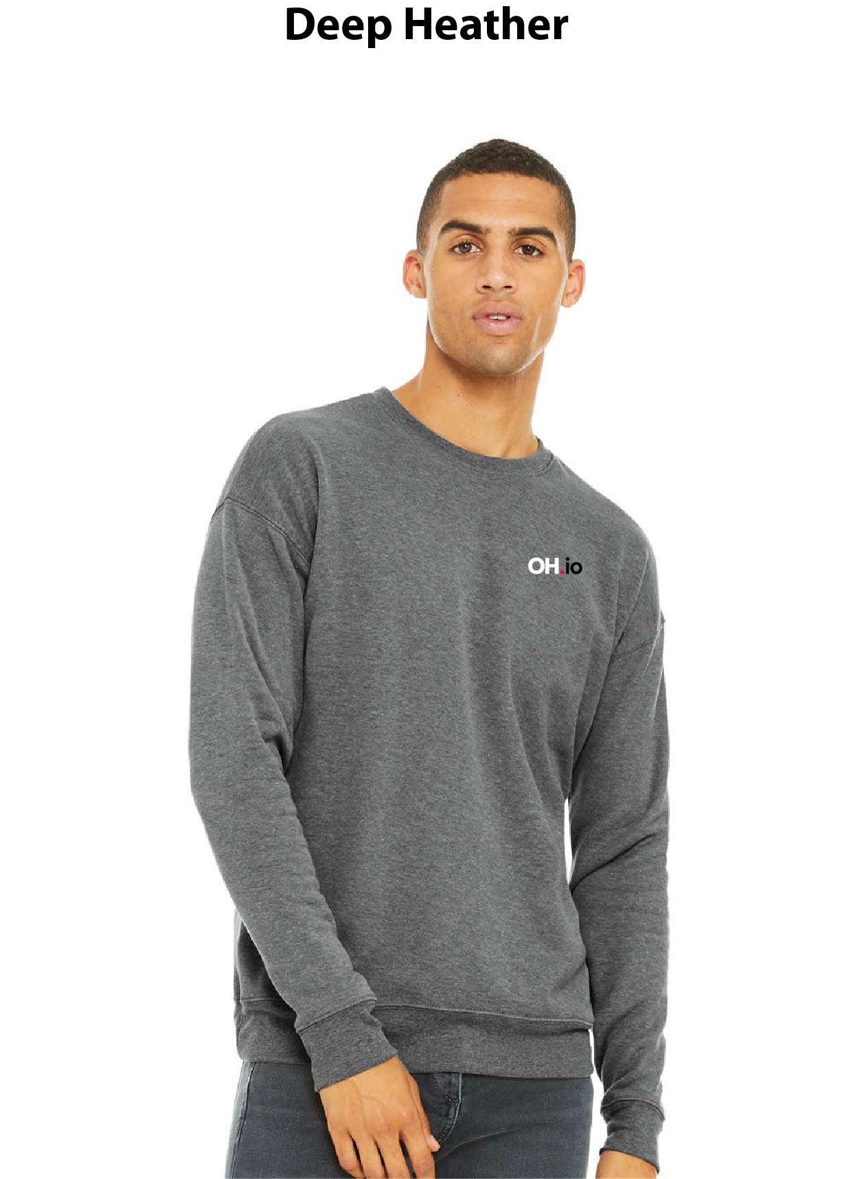 Unisex Sponge Fleece Drop Shoulder Crewneck Sweatshirt - 3945