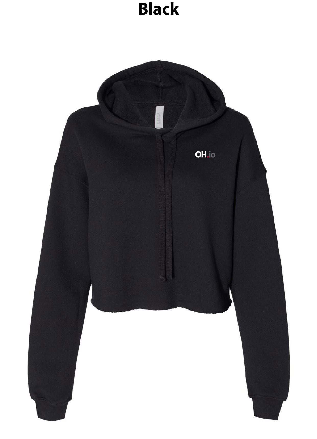 Women's Crop Fleece Hoodie Sweatshirt - 7502