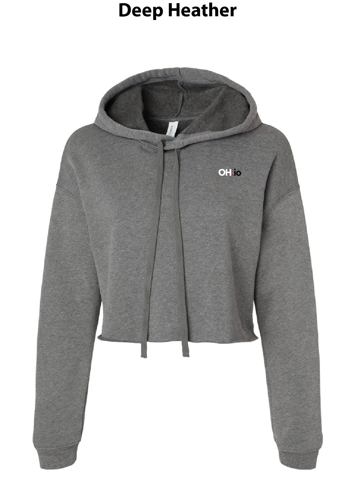 Women's Crop Fleece Hoodie Sweatshirt - 7502