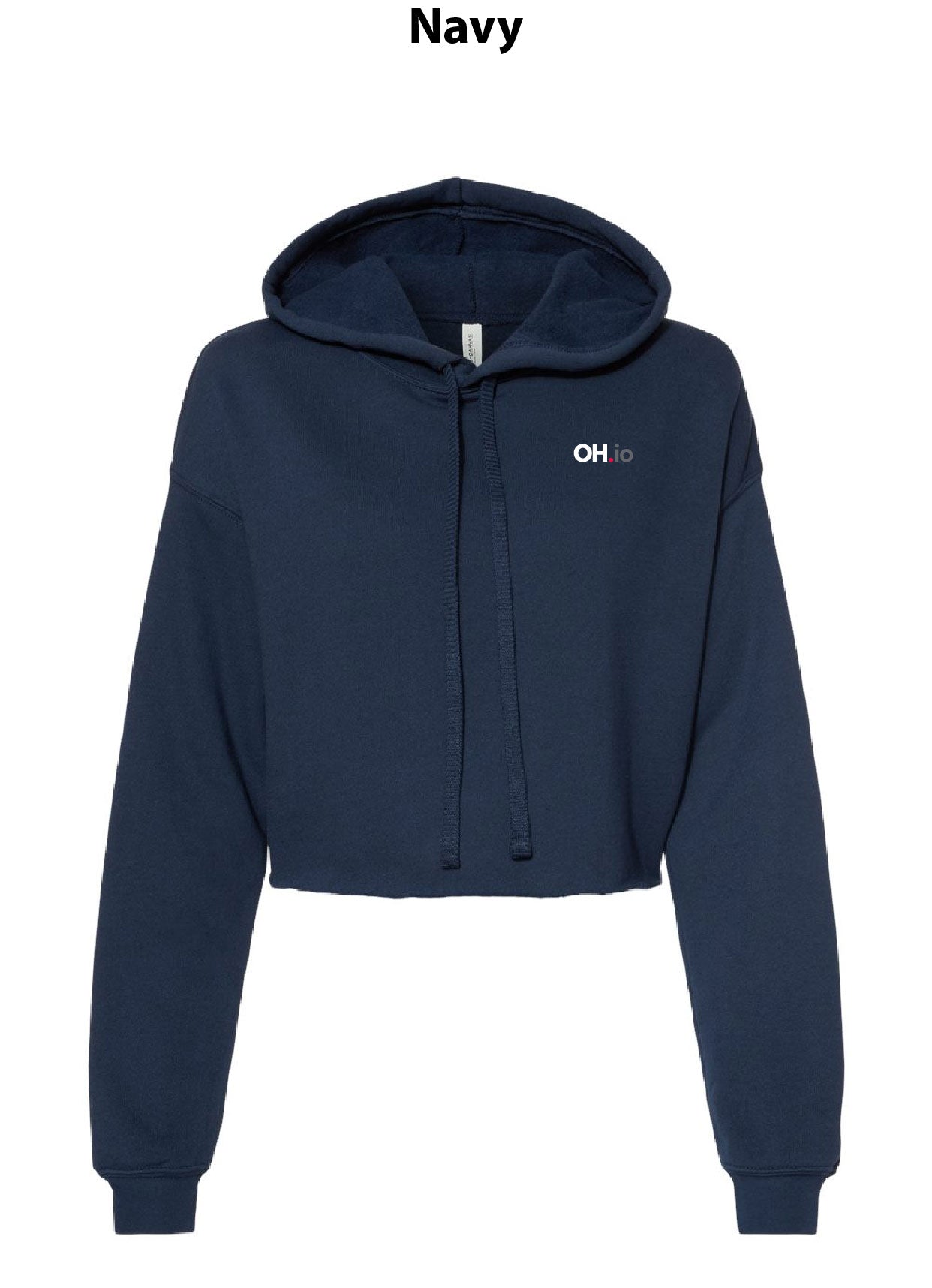 Women's Crop Fleece Hoodie Sweatshirt - 7502