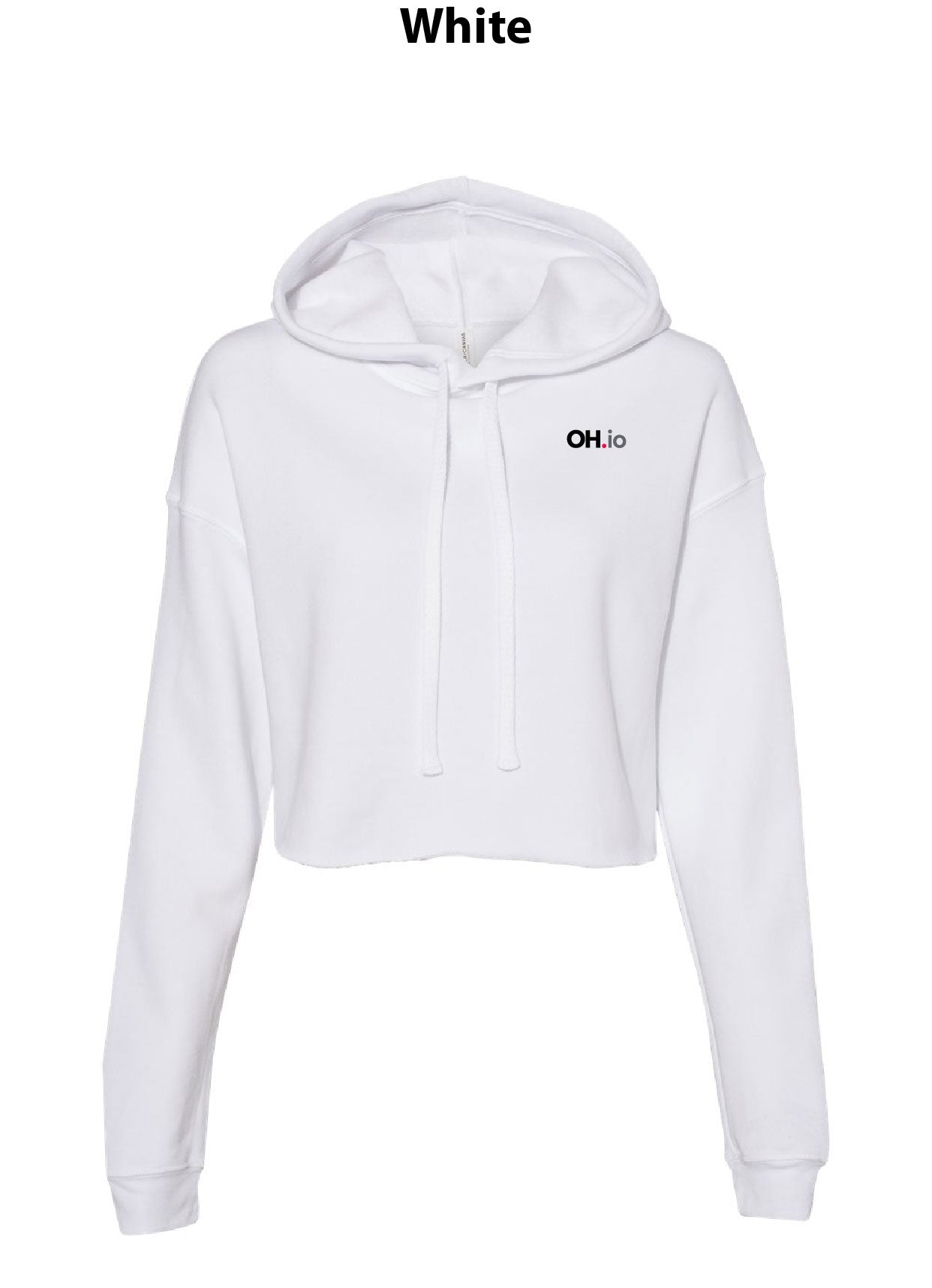Women's Crop Fleece Hoodie Sweatshirt - 7502