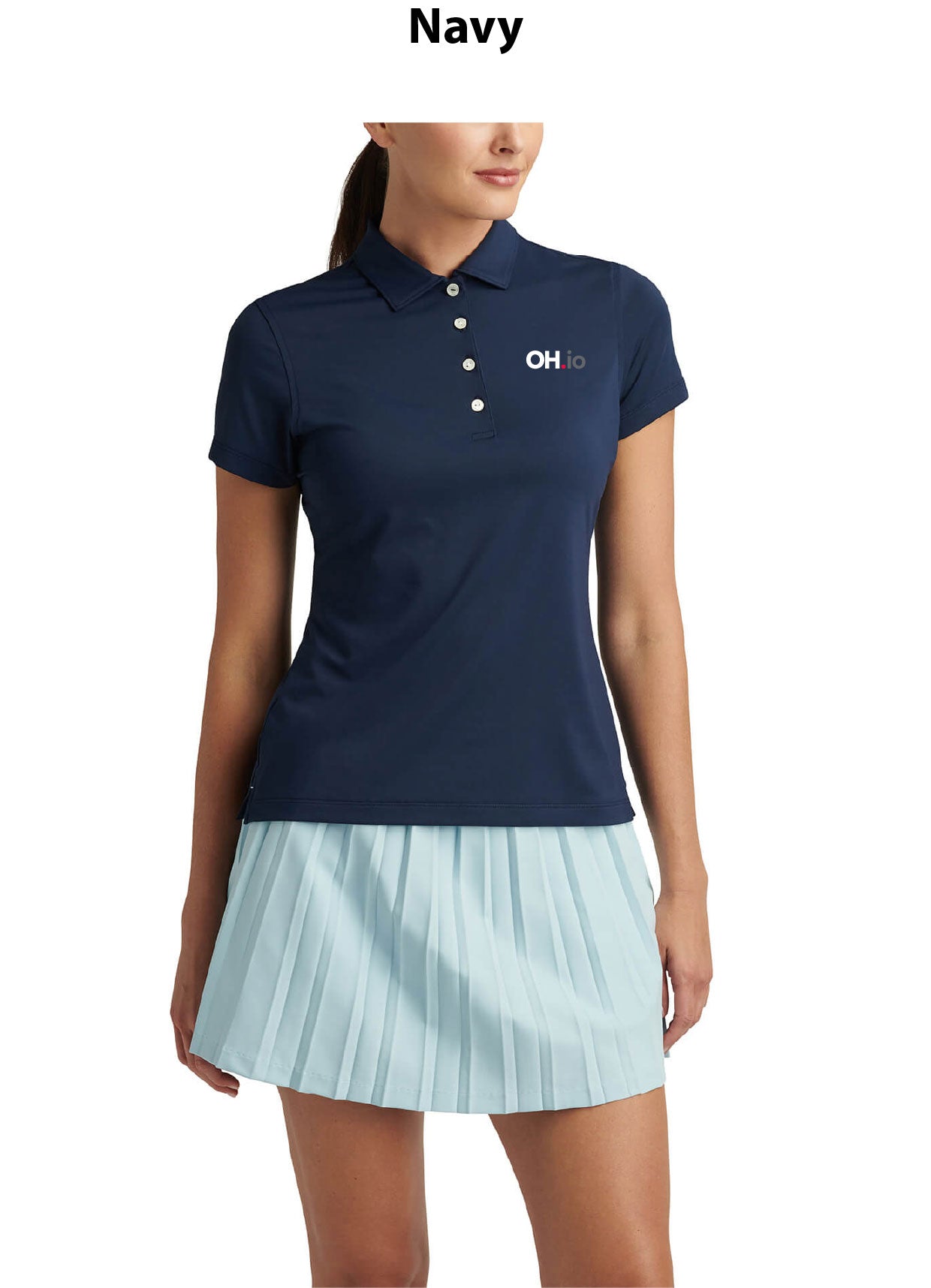 Peter Millar Women's Short-Sleeve Button Polo
