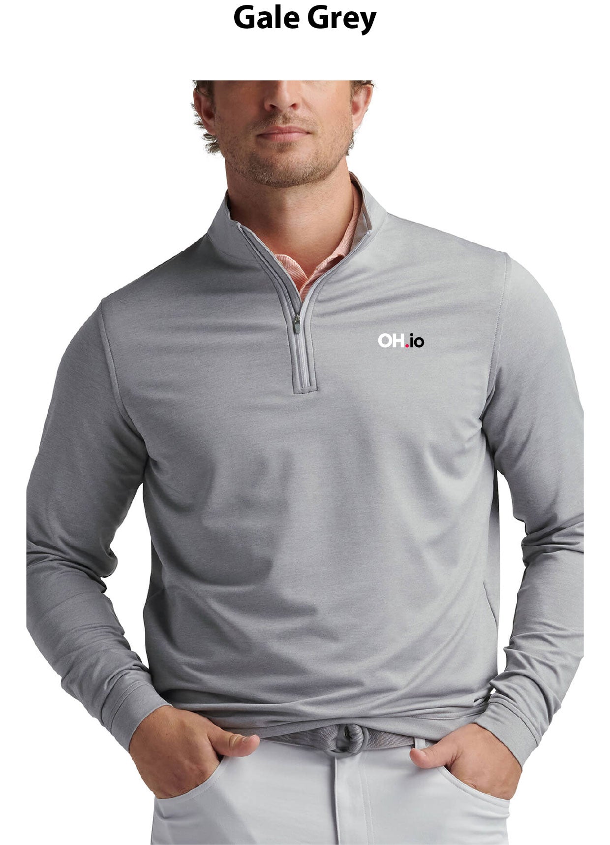 Peter Millar Men's Perth Performance Melange Quarter-Zip