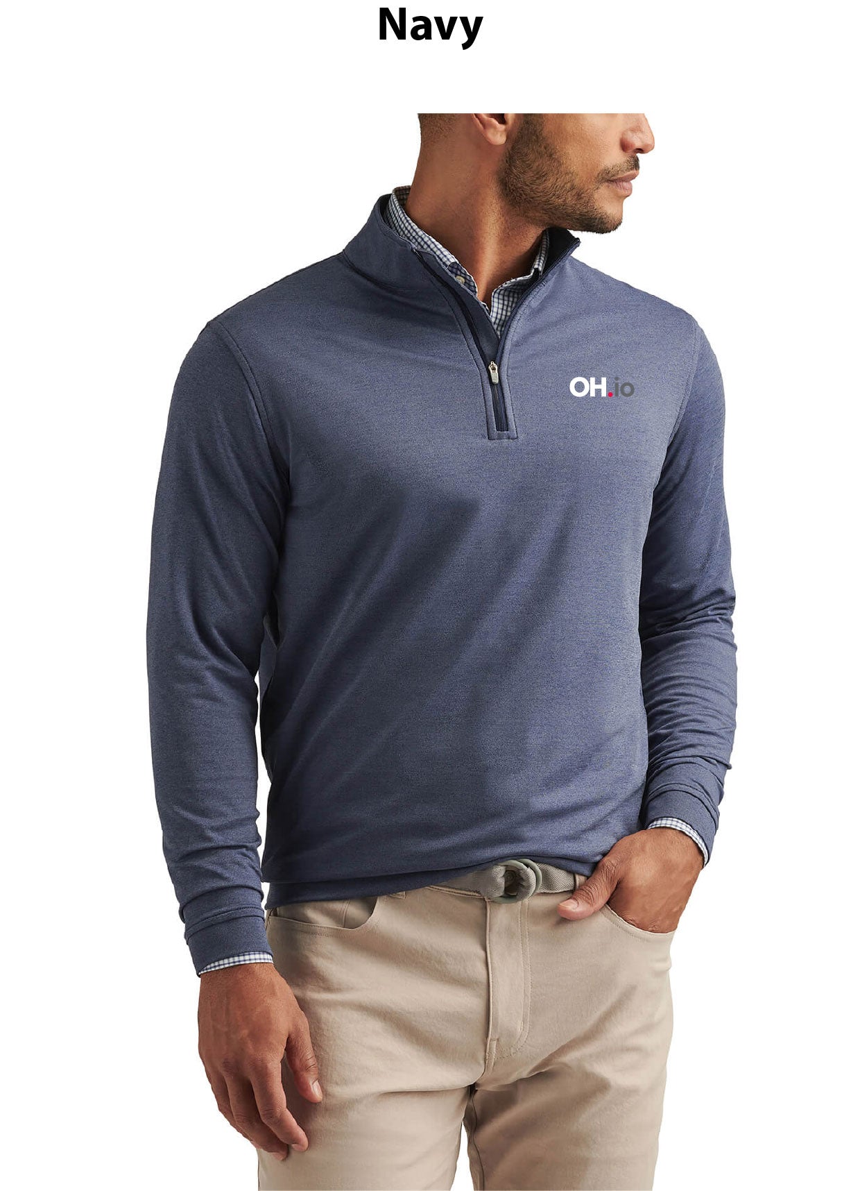 Peter Millar Men's Perth Performance Melange Quarter-Zip