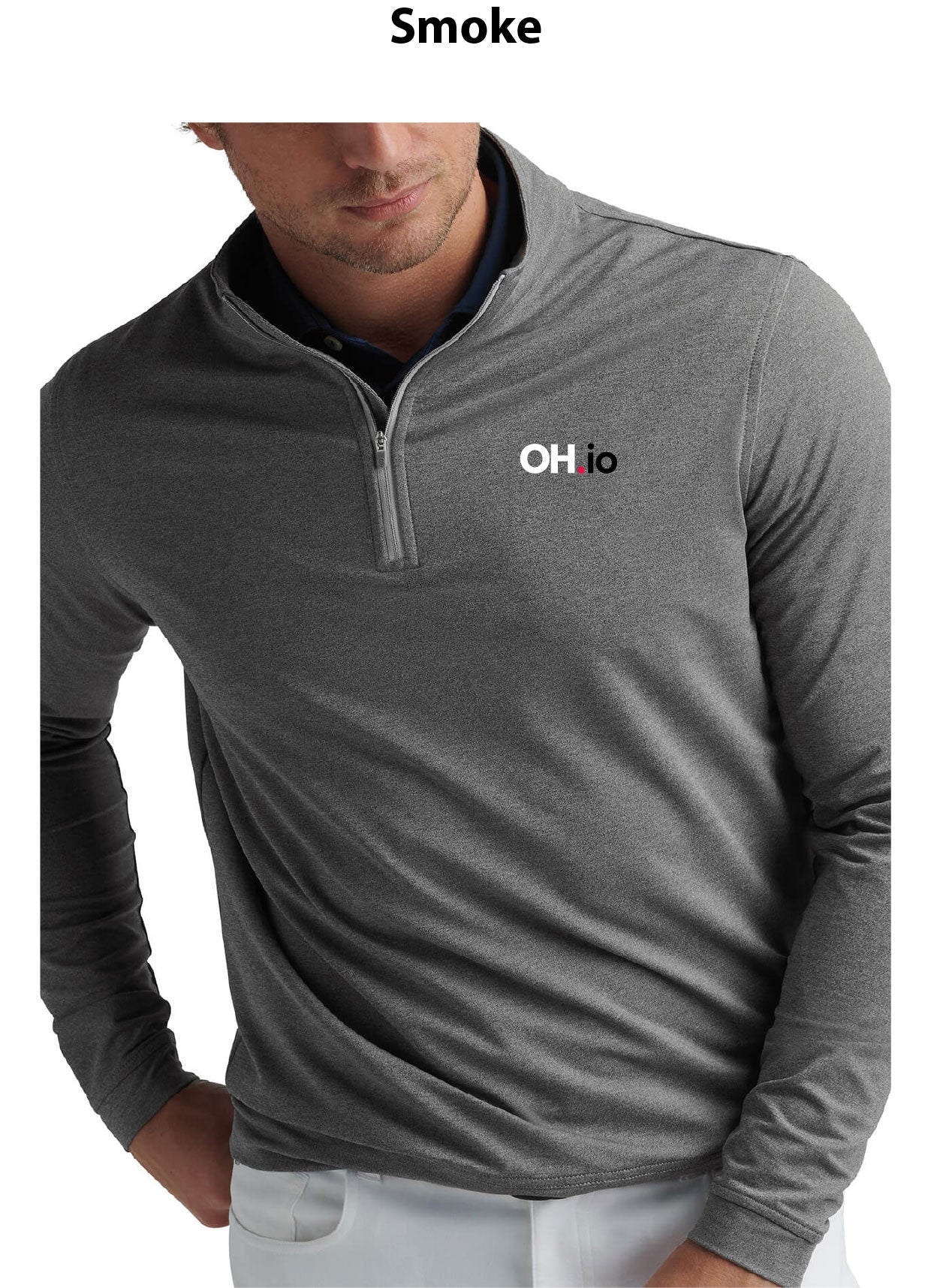 Peter Millar Men's Perth Performance Melange Quarter-Zip