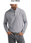 Peter Millar Men's Perth Sugar Stripe Quarter-Zip