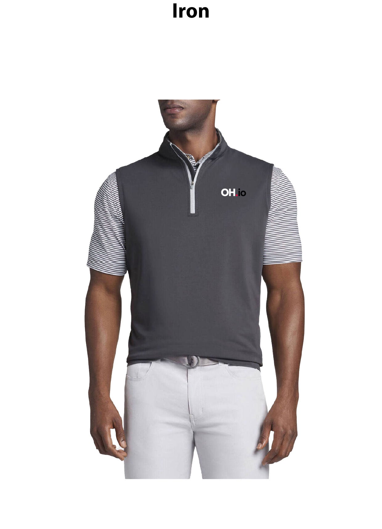 Peter Millar Men's Galway Performance Quarter-Zip Vest
