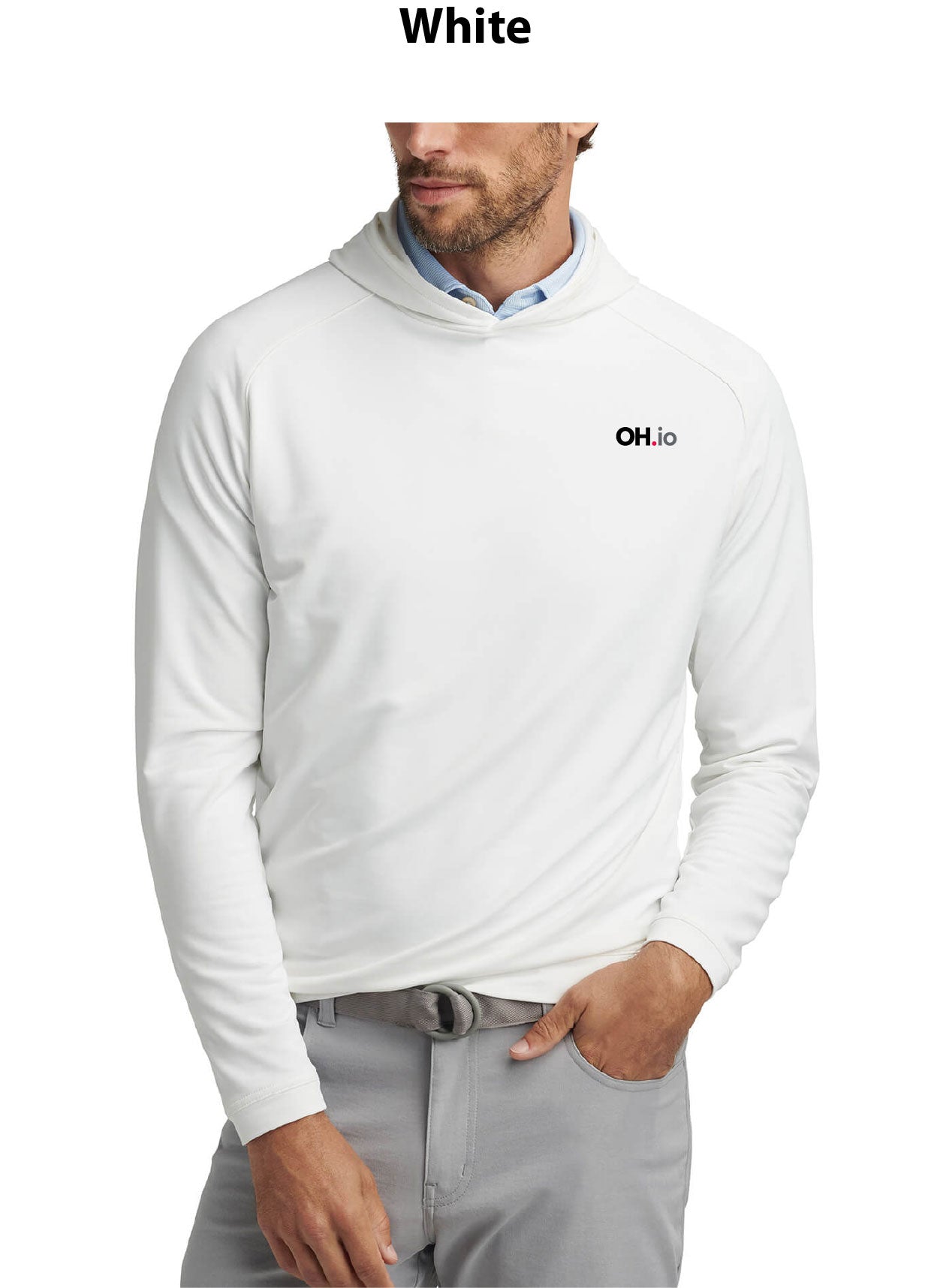 Men's Peter Millar Pine Performance Hoodie