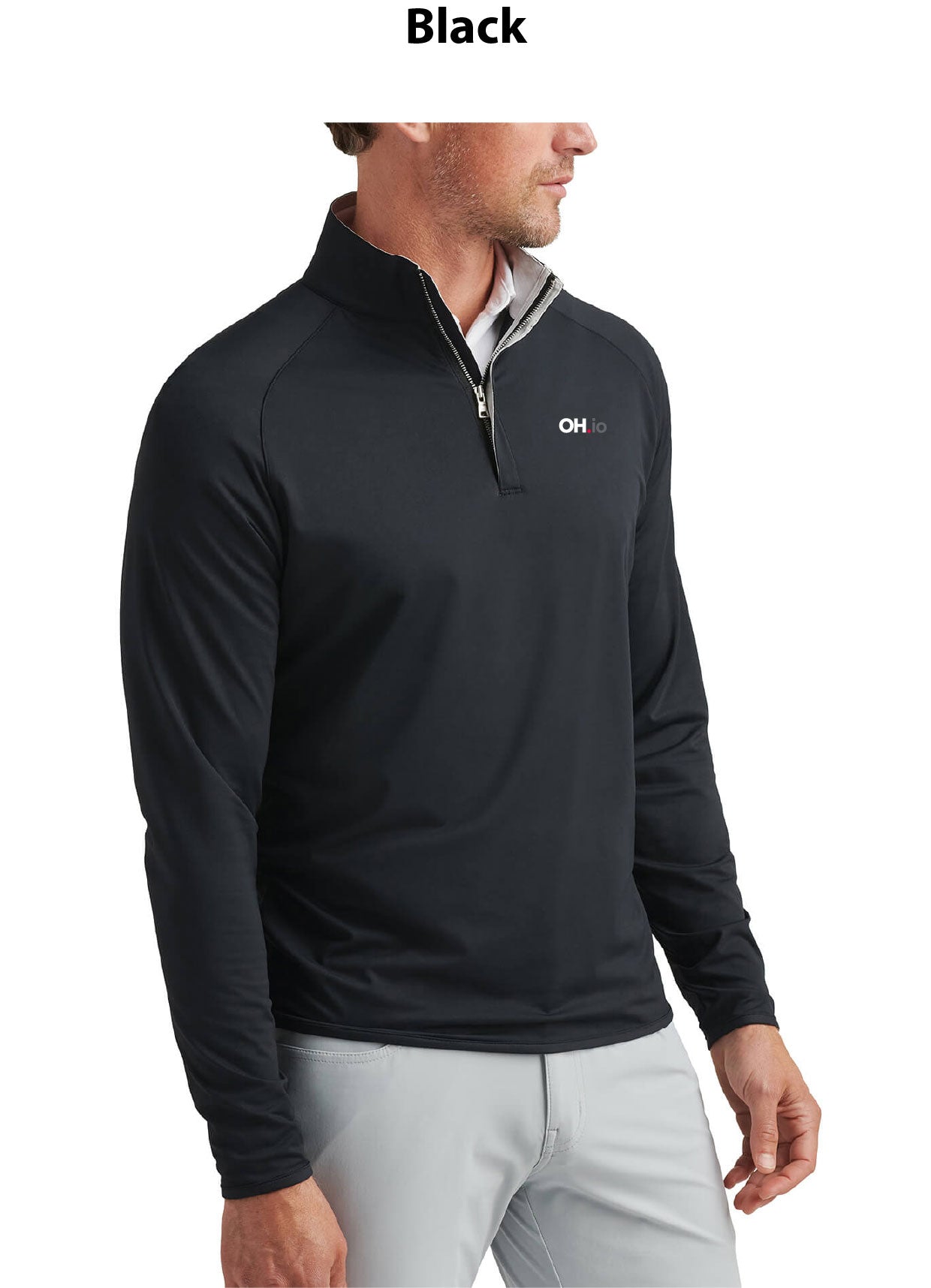 Men's Peter Millar Stealth Performance Quarter-Zip