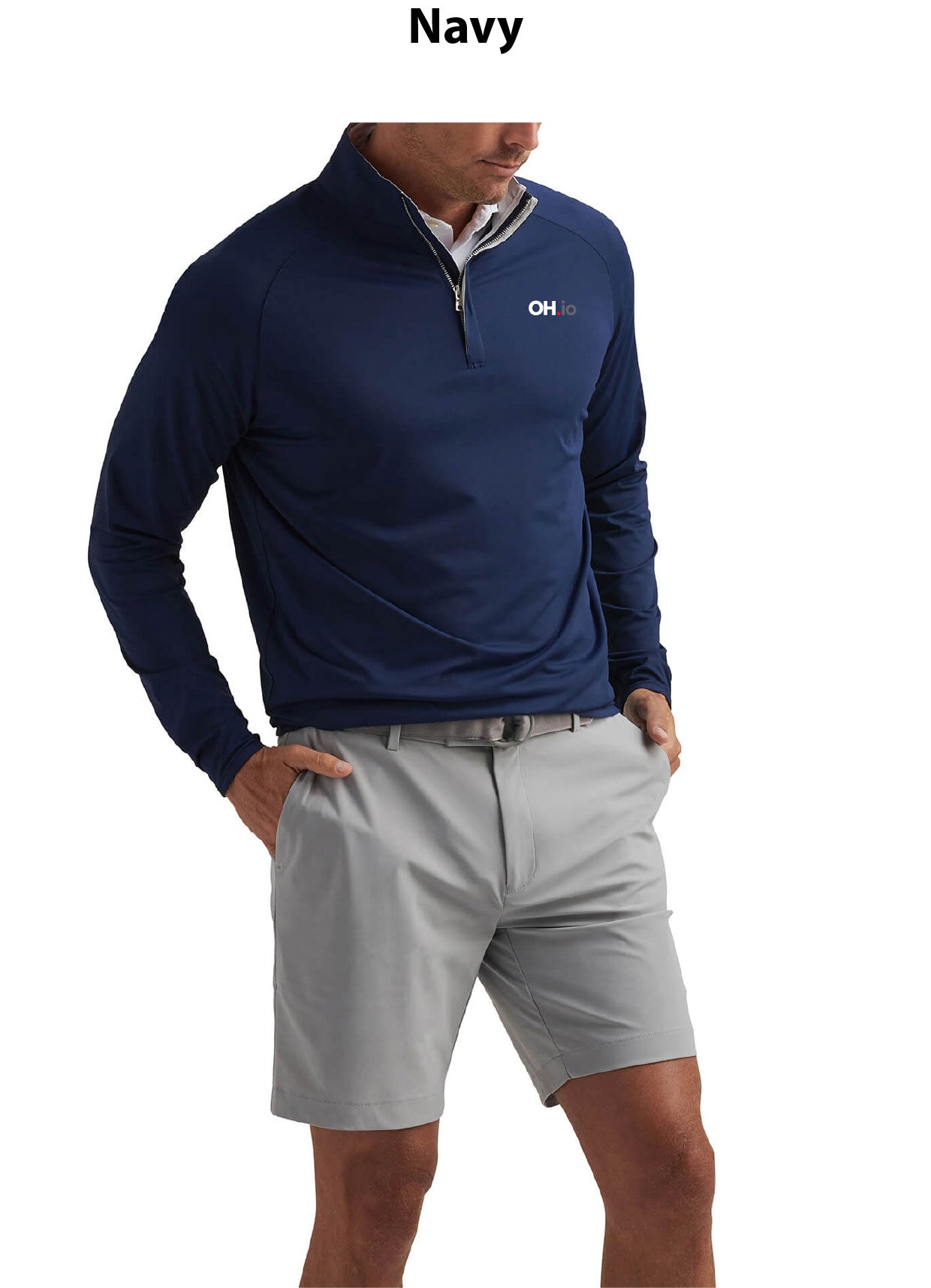 Men's Peter Millar Stealth Performance Quarter-Zip