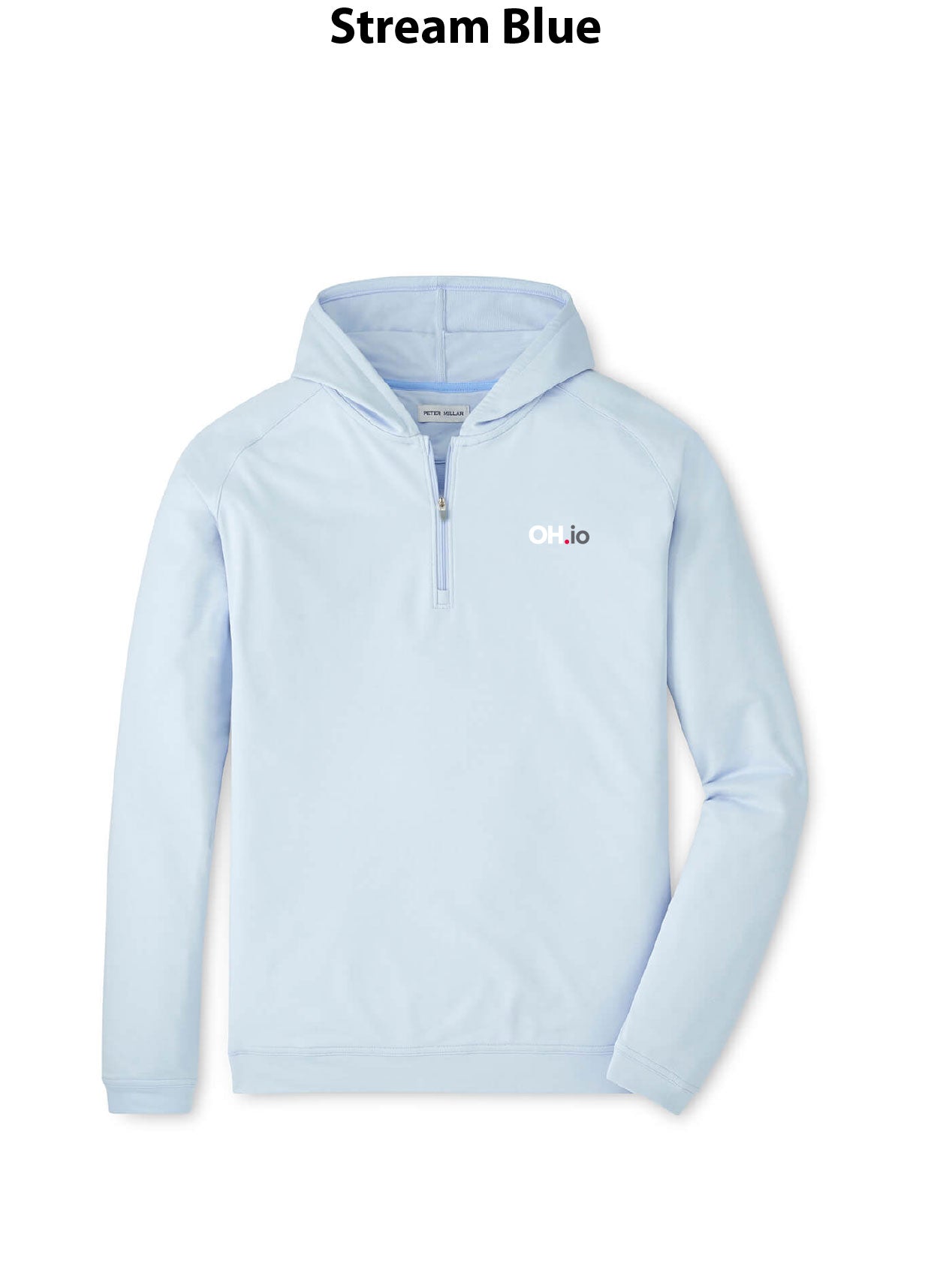 Peter Millar Men's Pine Performance Quarter-Zip Hoodie