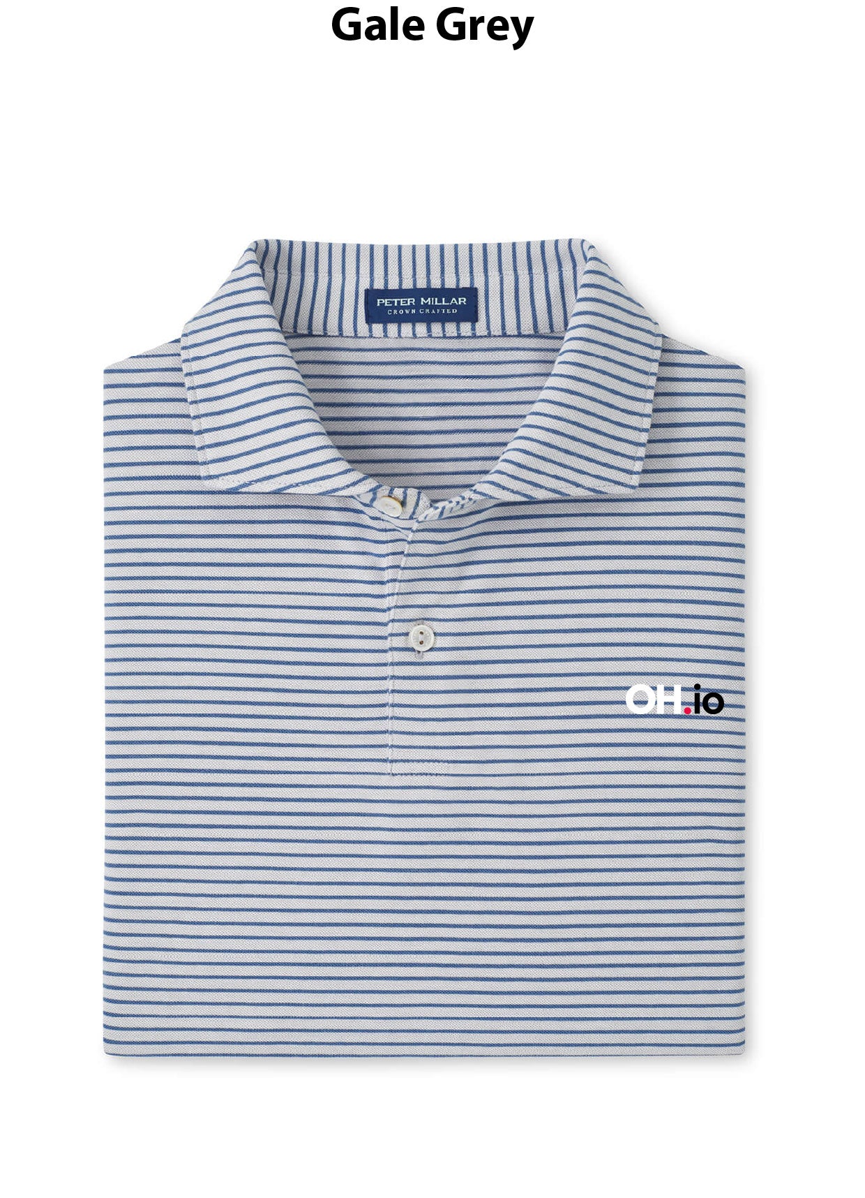 Peter Millar Men's Albatross Stripe Cotton-Blend Pique Polo