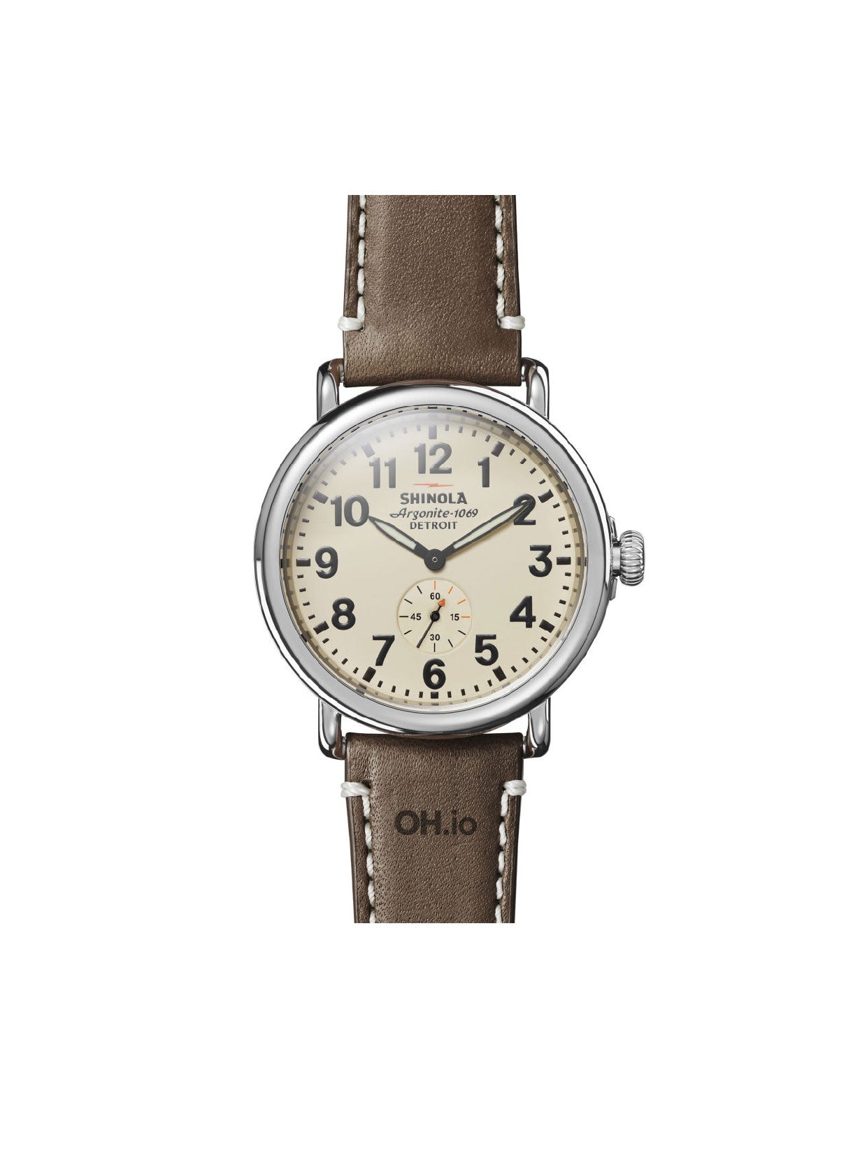 Shinola® Runwell Watch - Cream/Brown