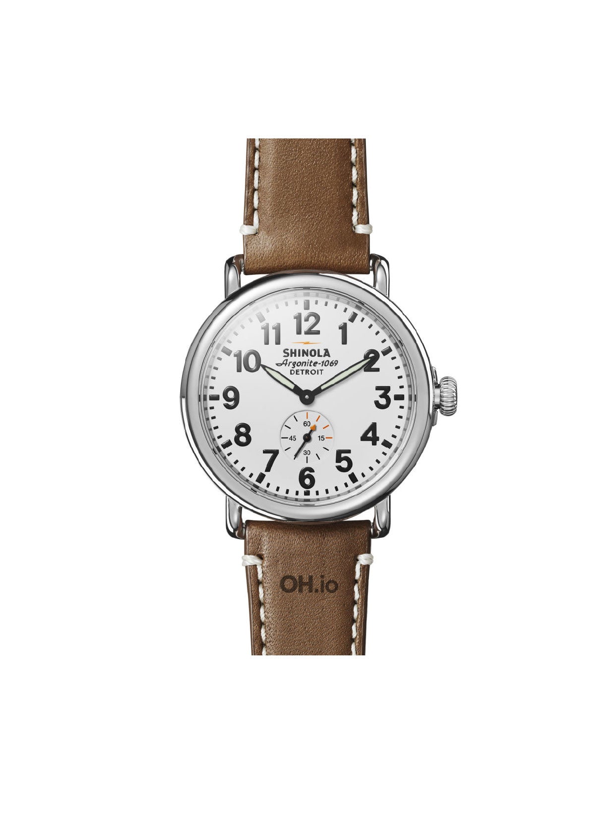 Shinola® Runwell Watch - White/Tan
