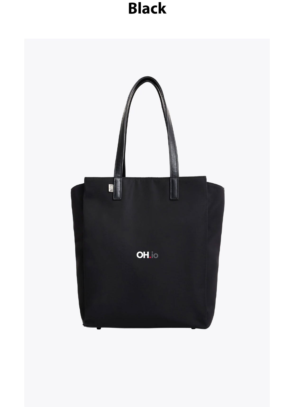 The Commuter Tote in Black